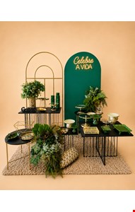 Decoração Adulto - Verde e Dourado II Decoração Adulto - Verde e Dourado II