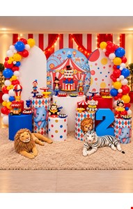 Kit Infantil Luxo - Circo Vermelho XXVIII