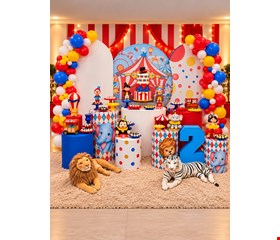 Kit Infantil Luxo - Circo Vermelho XXVIII
