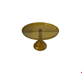 Suporte Acrílico Amarelo Caramelo 26cmD 17cmA G