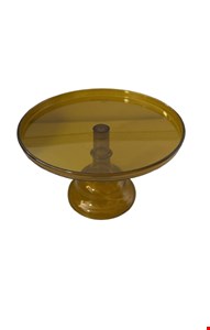Suporte Acrílico Amarelo Caramelo  23cmD 15cmA M