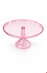 Suporte Acrílico Rosa 26cmD 17cmA G Suporte Acrílico Rosa 26cmD 17cmA G