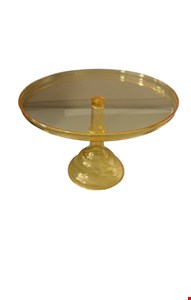 Suporte Acrílico Amarelo 26cmD 17cmA G Suporte Acrílico Amarelo 26cmD 17cmA G