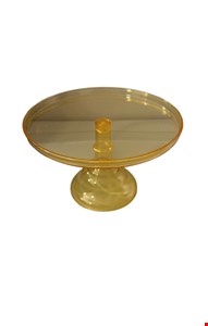 Suporte Acrílico Amarelo 23cmD 15cmA M 
