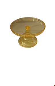 Suporte Acrílico Amarelo 18cmD 12cmA P 