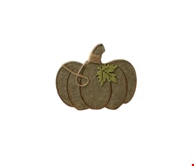 Temático Halloween- Placa Ábobora Verde 18cmA 20cmC