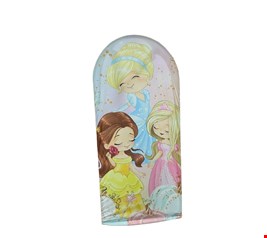 Painel Oval Vertical Tecido Sublimado Princesas 2mA X 1mL