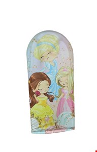 Painel Oval Vertical Tecido Sublimado Princesas 2mA X 1mL