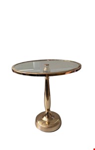 Suporte de Doces Alto Dourado com vidro G (Novo) 30cmA 30cmD