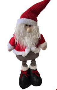 Temático Natal - Papai Noel Casaco Vermelho e Calça Marrom 42cmA 