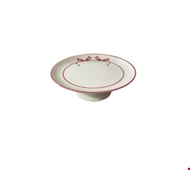 Suporte Borda Laço Rosa 30cmD 11cmA Suporte Borda Laço Rosa 30cmD 11cmA