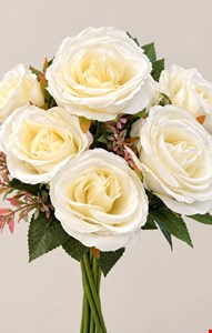Arranjo permanente Avulso Branco contém 10 rosas brancas