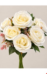Arranjo permanente Avulso Branco contém 10 rosas brancas