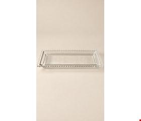 Bandeja Retangular Bolinha 30cmD