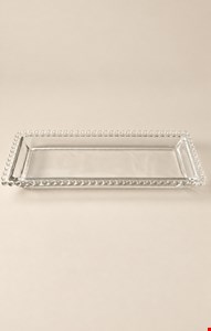 Bandeja Retangular Bolinha 30cmD