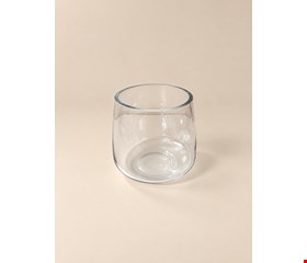 Vaso de Vidro Boca Larga 13cmA 12cmD