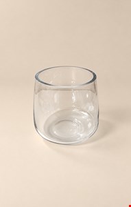 Vaso de Vidro Boca Larga 13cmA 12cmD