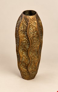 Vaso Dourado Envelhecido 60cmA