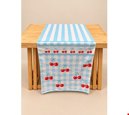 Toalha Caminho de Mesa Cerejinha 