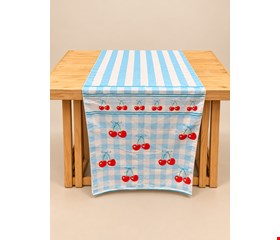 Toalha Caminho de Mesa Cerejinha 