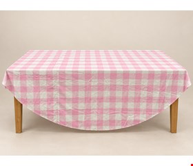 Toalha de Mesa Redonda Rosa 