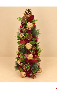 Temático Natal- Árvore de Natal centro de Mesa 48cmA