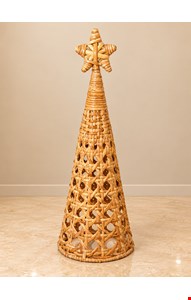 Temático Natal- Árvore de Natal em Palha 46cmA 