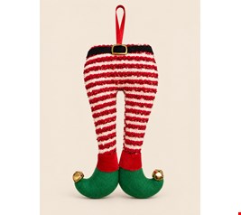Temático Natal- Calça de Duende Vermelho 18cmL
