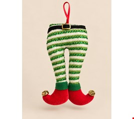 Temático Natal- Calça de Duende Verde 18cmL Temático Natal- Calça de Duende Verde 18cmL