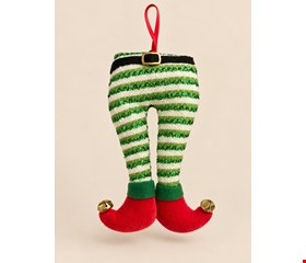 Temático Natal- Calça de Duende Verde 18cmL Temático Natal- Calça de Duende Verde 18cmL