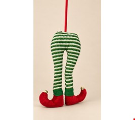 Temático Natal- Perna de Duende Com Vareta 50cmC Temático Natal- Perna de Duende Com Vareta 50cmC