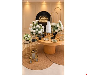 Decoração Adulto - Preto e Dourado 
